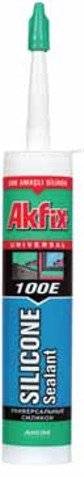 Akfix 100E - однокомпонентный универсальный силиконовый герметик